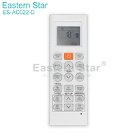Télécommande de climatisation ES-AC022-D NOUVELLE en ABS et silicone pour LG AKB75215401 AKB74955605 Télécommande de climatisation infrarouge 18 touches