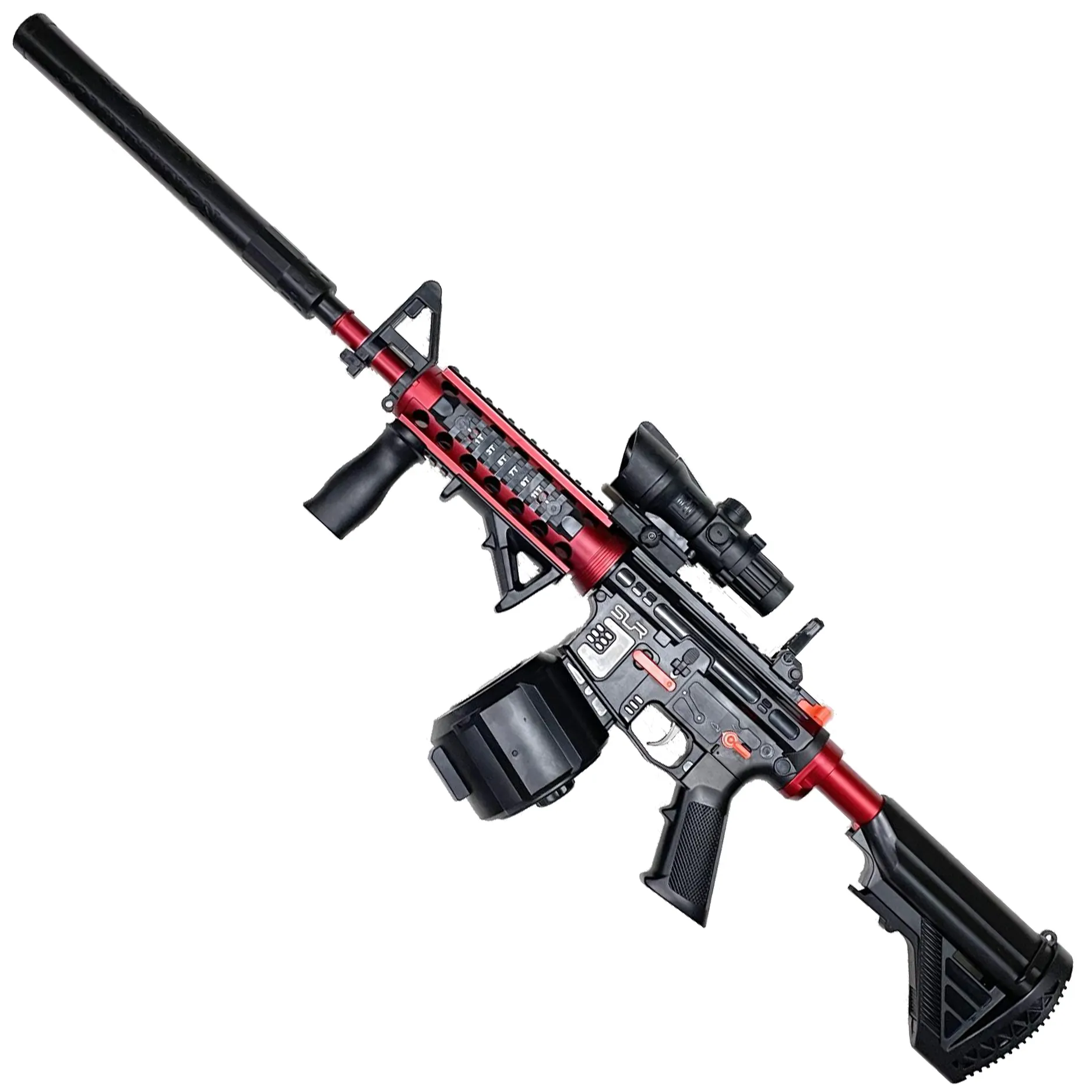 92CM M416 M4A1 Elektrischer Gel-Blaster-Ball-Waffe Spielzeug Outdoor-Schießspiel Wasserbombenpistole Luft-Hydrogel-Waffen Spielzeug