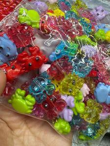 Perline acriliche stampate con creature marine, pesci, conchiglie e granchi, perline acriliche in plastica sfuse per braccialetti e collane fai da te - Product Image 4