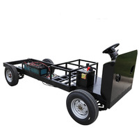 60V 5000W 2000KG 550-13 roue boîte de ramassage camion salle à manger Bus voiture électrique tracteur remorque Construction plate-forme châssis