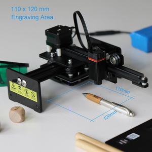 NEJE Master 2 Mini Machine à découper le cuir 10W Source <span class=keywords><strong>laser</strong></span> CO2/Diode pour MDF/<span class=keywords><strong>Balsa</strong></span> Bois Métal Acrylique Plastique Support DXF - Product Image 5