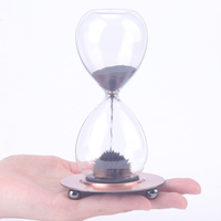 Sablier magnétique en verre pour bureau Science Home Decor