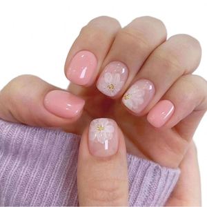 Venta al por Mayor de 10 Uñas Postizas con Diseño de Almendra, Hechas a Mano, Hermosas y de Lujo, Diseño Personalizado para Dedos, Tipo Cuadrado - Product Image 1