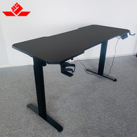Table de jeu électrique 140cm réglable en hauteur mécanisme de levage debout bureaux de jeu ergonomiques nouveauté