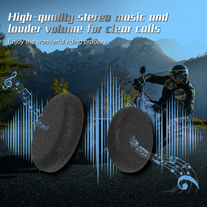 Casque <span class=keywords><strong>Bluetooth</strong></span> FreedConn D7 HiRes avec microphone intelligent à réduction de bruit pour casque de moto (full-face et demi-face) - Product Image 2
