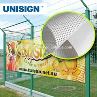 Rouleau de bannière en maille PVC pour impression numérique, pour la publicité extérieure et les graphiques de bâtiment