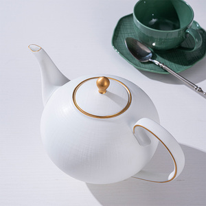 PITO高級ボーンチャイナ食器セット 白い花柄セラミックボーンチャイナプレート＆ディッシュ レストラン・ホテル用 - Product Image 3