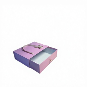 Caja Rígida de Papel con Lazo de Color Sólido al por Mayor, Materiales Reciclados para Gafas, Joyería, Lentes - Forro de Esponja, Grabado en Relieve, Logotipo Personalizado - Product Image 3