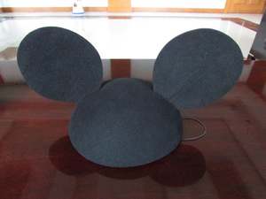 Gorro de lana para mujer adulta R127, gorro de invierno informal para negocios, gorro con orejas de gato Mickey - Product Image 3