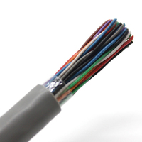 Câble cuivre Cat 3 intérieur PVC 20-200 paires de câbles téléphoniques couleur 50 paires