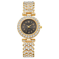 Femmes rouges montres de luxe petit visage élégant montre à Quartz pour dames look glacé bijoux de fête Mini bébé si mignon bras horloge