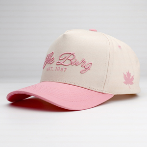 Gorra de béisbol rosa de dos tonos de invierno 2025-Sombrero de papá ajustable informal con forro polar cálido - Product Image 1