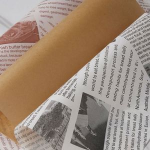 Papel de Hornear Ecológico Personalizado, Papel Antigrasa Desechable para Envolver Sándwiches, Hamburguesas, Empaque de Alimentos para Pan, Galletas, Gelatina Aceitosa - Product Image 4