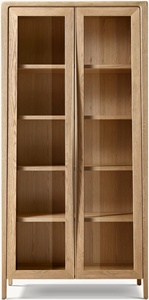 R American Solid Wood Glass Cabinet, Display Cabinet, <strong>Bookcase</strong>, <strong>Sideboard</strong> - Product Image 2