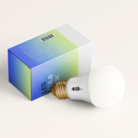 Emballage d'ampoule écologique personnalisé en usine Boîte d'emballage avec logo personnalisé fabricants d'ampoule à led Boîte d'emballage d'emballage pour ampoules à led