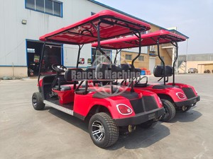 Beau chariot de golf de voiture de club chariot de golf de luxe chariots de golf de chasse légaux de rue - Product Image 5