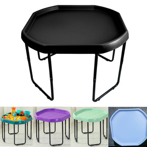 Khay trộn đồ chơi 70cm/100cm có giá đỡ, chất liệu nhựa đen, dành cho trẻ em, bàn chơi cảm giác, khay đựng nước, cát, đồ chơi bẩn thỉu - Product Image 2