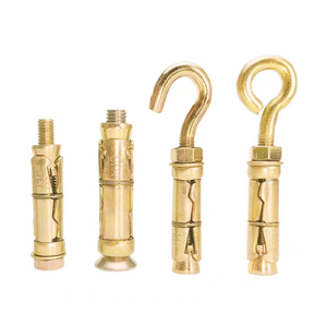 En acier au carbone Nickel Chromate Plaqué Manches Ancrage De Fixation Boulons avec Eye L J <span class=keywords><strong>Crochet</strong></span> Type Boulon à Tête <span class=keywords><strong>Pour</strong></span> <span class=keywords><strong>Mur</strong></span> En Béton - Product Image 1
