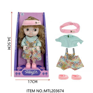 Bellezza <span class=keywords><strong>principessa</strong></span> 12 pollici bambole per le ragazze 28CM bambola di moda giocattolo con musica leggera regalo per i bambini - Product Image 6