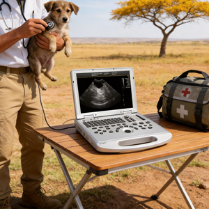 Ecógrafo Veterinario Portátil Doppler a Color Económico con Estuche de Transporte para Ganado y Mascotas - Product Image 5