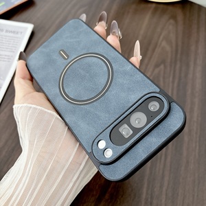 Casing Magnetik Berkualitas Tinggi untuk Google Pixel 10 Pro XL, Bumper TPU Lembut, Casing Belakang Kulit PU untuk Pixel 9 Pro 9A 8A 7 Pro - Product Image 5
