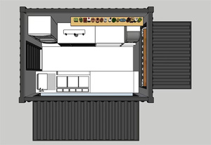 ISO <span class=keywords><strong>10ft</strong></span> cửa hàng container lưu trữ container để bán - Product Image 5