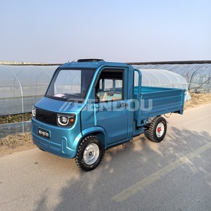 Mini camionnette électrique à 4 roues avec cabine simple pour la livraison agricole - Product Image 2