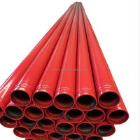 Tuyau en acier au carbone rainuré et fileté ERW pour systèmes gaz/pétrole/sprinklers/structurels, certifié FM, peinture antirouille, procédé de soudage