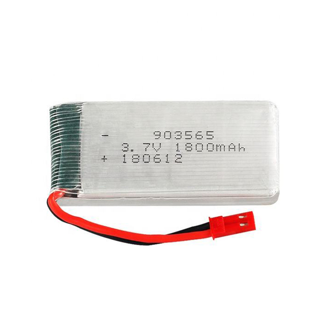 Free Sample High Discharge Rate 903565 Lipo Drones Batteries 3.7v 1800mah Drone Battery 25c