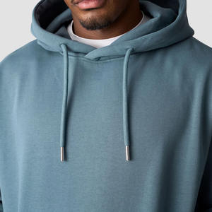 Sudadera con Capucha Personalizable para Hombre, Estilo Holgado, Transpirable, Informal, para Otoño e Invierno, Mezcla de Algodón, Básica, Talla Grande - Product Image 6