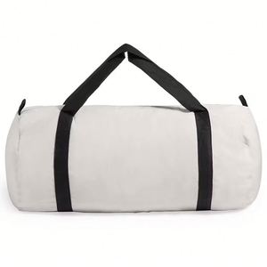 Custom Logo Travel Large Capacity Cotton Canvas Bucket Gym Sports Fitness Duffel Bags Outdoor Duffle Sport Gym Bag - Product Image 4
