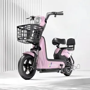 Bicicleta Eléctrica de Dos Plazas de Alta Calidad y Durabilidad, Motor Trasero de 500W, 48V 13AH, Largo Alcance, 3 Velocidades, 50km, Bicicleta Eléctrica Urbana para Adultos - Product Image 3