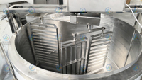 Pasteurisateur à petite échelle 200-800L, réservoir à fromage mozzarella, presse à fromage