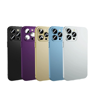 Custodia magnetica Ultra sottile per telefono cellulare di lusso per <span class=keywords><strong>iPhone</strong></span> 16 15 14 <span class=keywords><strong>13</strong></span> 12 11 <span class=keywords><strong>Pro</strong></span> <span class=keywords><strong>protezione</strong></span> per obiettivo Anti-graffio Cover del telefono - Product Image 1