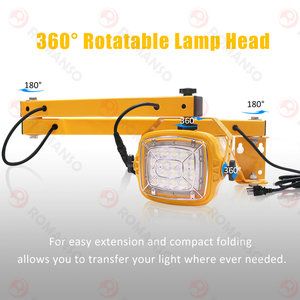 Lámparas LED Impermeables para Plataformas de Carga de 20W 30W 40W 50W con Brazo Articulado - Product Image 3