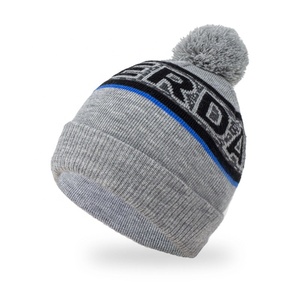 Embroidery Cheap <strong>Men</strong> Custom Winter Knit <strong>Hat</strong> <strong>Pom</strong> <strong>Pom</strong> Jacquard Soft Acrylic Beanie With Fur Thermal Camouflage Skully Beanie <strong>Hat</strong> - Product Image 2