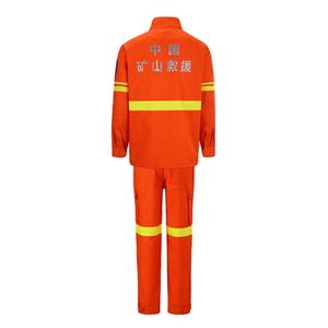 Combinaison de protection AmpsafeX pour la formation en sauvetage minier, style divisé, personnalisable, vêtements de pompier Nomex IIIA, ATPV 5 HRC 5 pour les incendies - Product Image 3