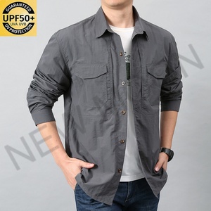 Chemise de pêche personnalisée multi-poches, chemise de pêche d'extérieur, protection solaire, séchage rapide, manches longues, chemise de pêche à boutons - Product Image 3