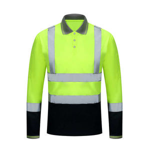 Personalizable Algodón Poliéster Reflectante Camisas de Manga Larga Secado Rápido Suave Construcción Trabajo Clase 2 Ropa de Seguridad - Product Image 3