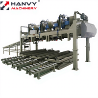 Empileur de placages automatique Hanvy HDD1500-1 4*8 pieds, machine de travail du bois PLC