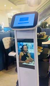 مركبة طعام كهربائية روبوت توصيل متنقل روبوت Humanoids ذكي ذكي - Product Image 3