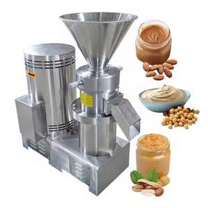 50kg/H Peanut Butter Line Pepper Sauce Grinder Silver Maker Horizontal Colloid Mill for Tomato Emulsion - Product Image 3