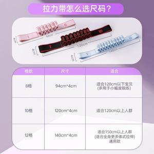 Banda de resistencia para entrenamiento de baile para niños, banda elástica de yoga numerada de 10 segmentos para niñas, ropa de baile - Product Image 5