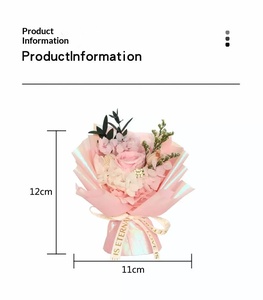 ช่อดอกไม้เป่าลมสำหรับแต่งรถอุปกรณ์ตกแต่งช่อดอกไม้แบบหนีบภายในรถ - Product Image 3