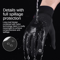 Gants de cyclisme d'hiver imperméables pour hommes et femmes, compatibles avec les écrans tactiles, gants thermiques pour vélo, moto, course à pied, randonnée, conduite # RG-43
