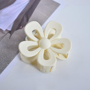 مشابك شعر بلاستيكية صغيرة بطول 7 سم بتصميم مجوف ولون غير لامع للاستخدام اليومي، إكسسوارات للنساء والفتيات بالجملة - Product Image 3