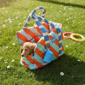 Custom Logo Color Waterproof Soft Portable Pet Travel <strong>Walking</strong> Carrier Bag Padded Puffy Nylon Little Pet Dog <strong>Beast</strong> - Product Image 1