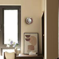 Lampe murale ronde en marbre de luxe |   Applique murale décorative moderne avec abat-jour en verre