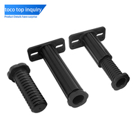 Pied de support télescopique réglable en plastique pour lit, pieds de meubles réglables en hauteur pour cadre de lit, canapé, quincaillerie de support d'armoire