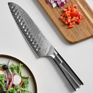 <span class=keywords><strong>Couteau</strong></span> Santoku <span class=keywords><strong>de</strong></span> cuisine professionnel KEEMAKE, acier Damas 67 couches avec cœur VG10, <span class=keywords><strong>couteau</strong></span> <span class=keywords><strong>de</strong></span> chef <span class=keywords><strong>japonais</strong></span> avec manche en ABS - Product Image 4